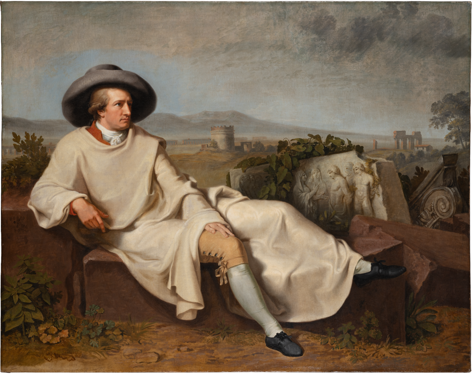 Goethe in der römischen Campagna